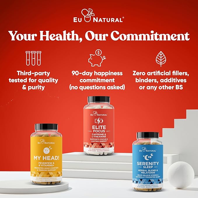 Elite Caffeine Pills with L-Theanine – Jitter-Free Focused Energy Supplements – Clean & Natural Nootropic Stack for Smart Cognitive Performance – 120 Soft Capsules