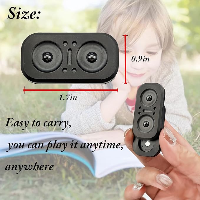 Owl Metal Poker Fidget Slider, Stress Relief Clicker, EDC Hand Toy