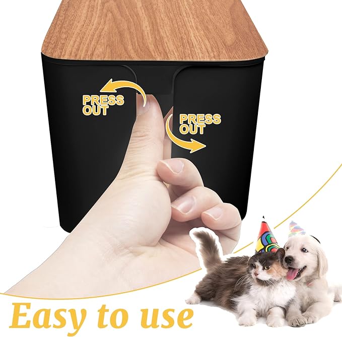 YUANYE Cable Management Box 2 Pack with 122 Cable Clips Set, Large Cord Organizer Box Hide Power Strip for Computer, Router, USB Hub and Under Desk Power Strip, Safe ABS Material Cord Management