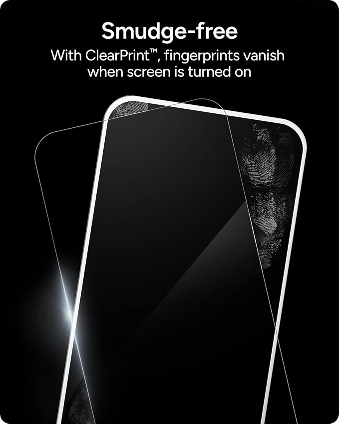 ZAGG Glass Elite iPhone 15 Screen Protector - 5X Stronger with Reinforced Edges, Scratch & Smudge-Resistant Surface, InvisibleShield, Easy to Install