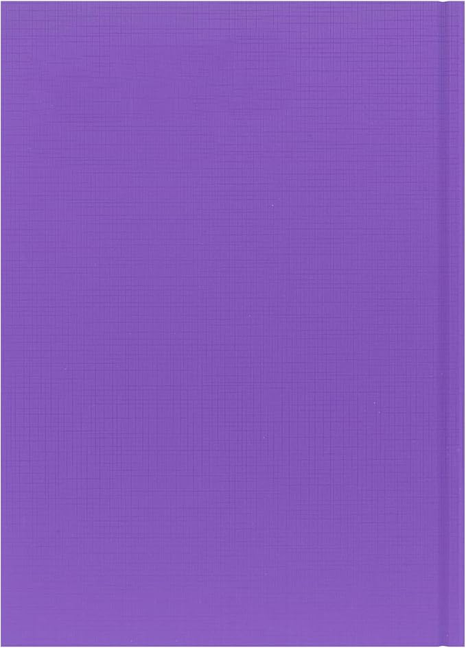 Collins 'Essentials' 12 Month Mid/Academic Year Planner, July 2025-July 2026 - ESSA41M.55-2526- Day-to-Page Appointments Diary, A4 Hard Cover, Purple