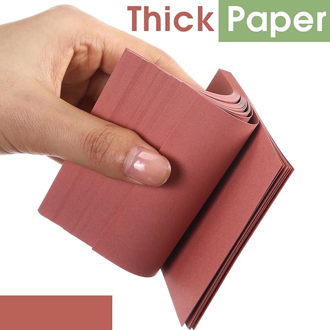 Thenshop 12 Pads Retro Sticky Notes 3''x3'', Self Stick Notes Pads Retro Office Supplies, Vintage Aesthetic School Accessories 50 Sheets/pad