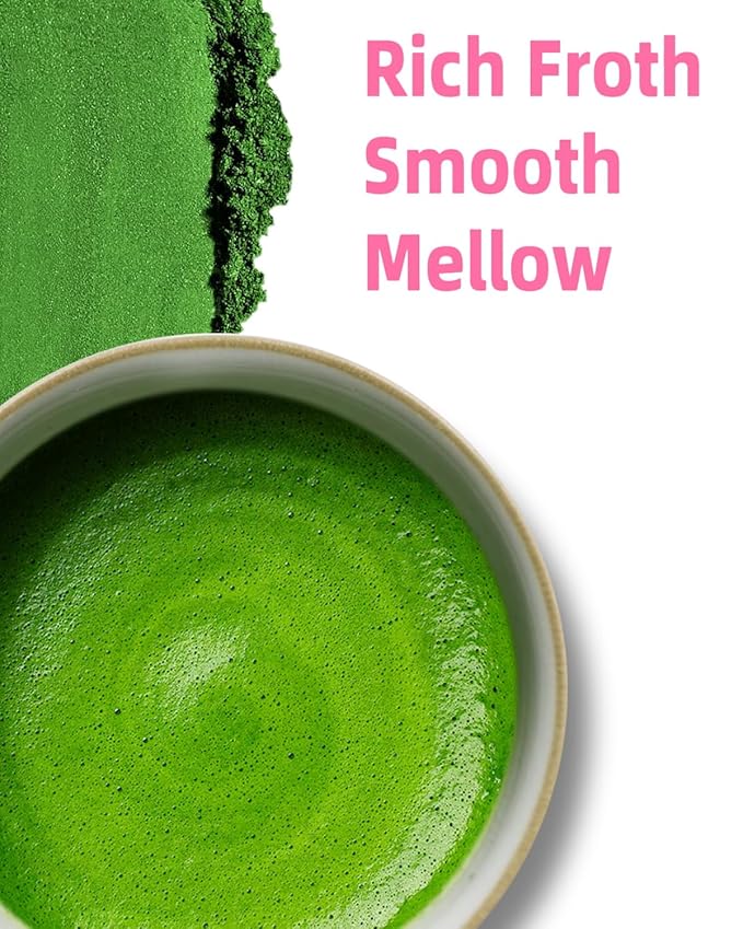 35°N MATCHA Organic Ceremonial Grade Matcha Powder, USDA Certified, 100% Pure Green Tea, No Additives, First Harvest, High in Antioxidants, L-Theanine & EGCG, Smooth Taste for Lattes & Baking, 1.4oz (40g)