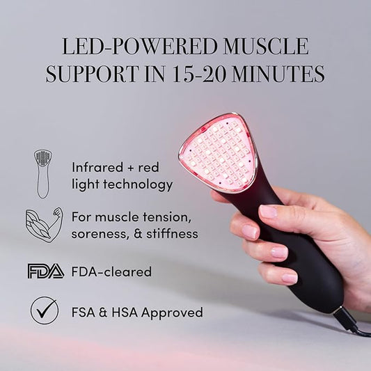 dpl Clinical LED Light Therapy for Pain, Handheld Medical Grade Red Light Therapy for Targeted Muscle & Joint Discomfort, at-Home Use for Arms, Legs, Back, Neck