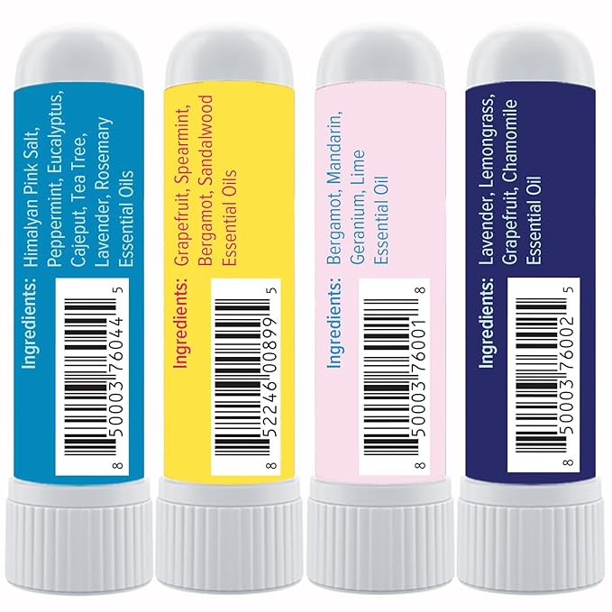 MOXE Daily Aromatherapy Nasal Inhalers Set, All Day Aromatherapy, Therapeutic Grade Essential Oils, Easy & Safe, Leakproof, Portable, Clear Congestion, Improve Energy, Naturally Calming & Relaxing