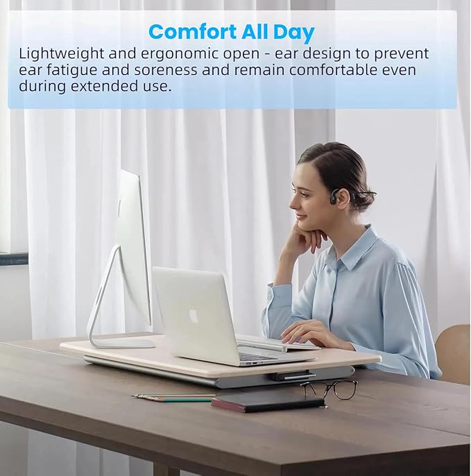 Bone Conduction Swimming Headphones IP68 Waterproof Bluetooth Headphones with 32GB MP3 Player Open Ear Wireless Headsets Underwater Multi-point connection Large Battery for Running Cycling Workouts