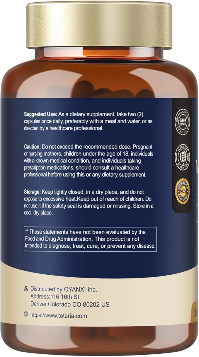 25 in 1 Brain Supplements for Memory and Focus & Neuro Health - Daily Brain Nootropic Cognitive Supplement with L-Tyrosine, Bacopa Monnieri, Ginkgo Biloba, Alpha GPC - Non-GMO, Gluten Free