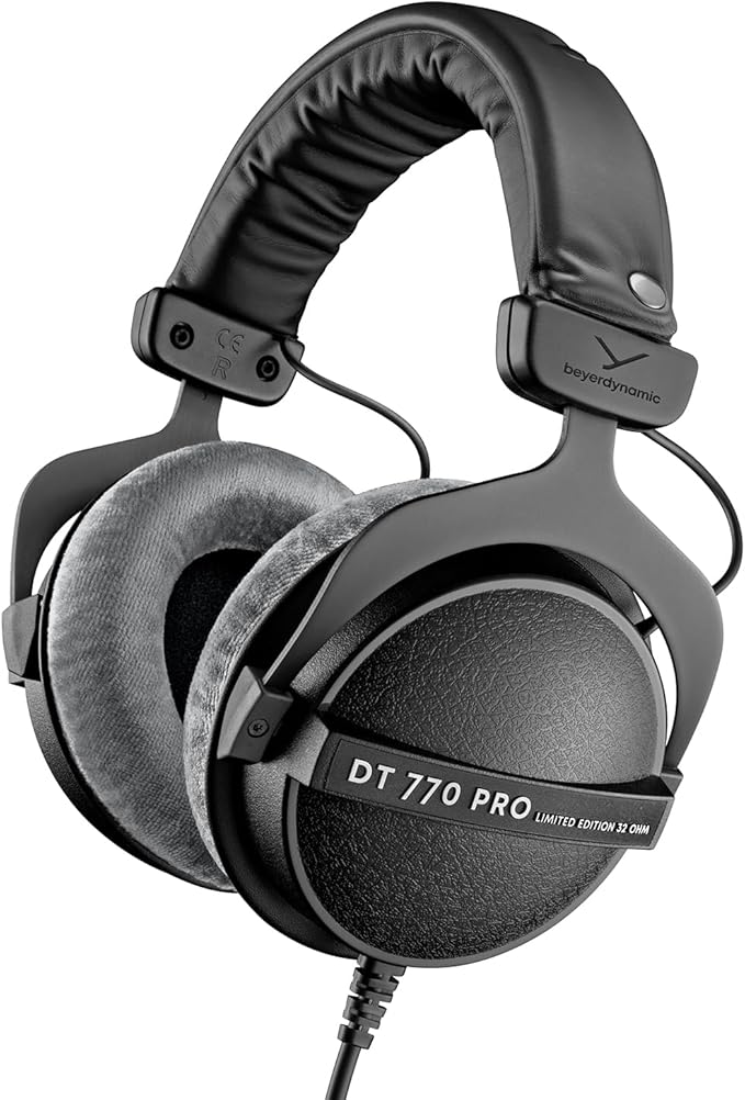beyerdynamic DT 770 Pro 32 ohm Limited Edition Professional Studio Headphones, Gray