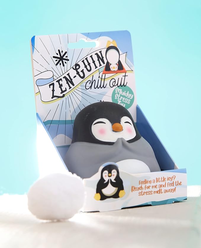 Boxer Gifts Zenguin Cute Stress Ball for Adults – Funny Penguin Gift & Anxiety Relief Toy – Fun Desk Supplies