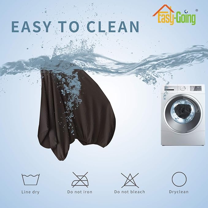 Easy-Going Stretch Cushion CoverSofa Cushion Furniture Protector Sofa Seat Sofa slipcover Sofa Cover Soft Flexibility with Elastic Bottom(X Large,Chocolate)