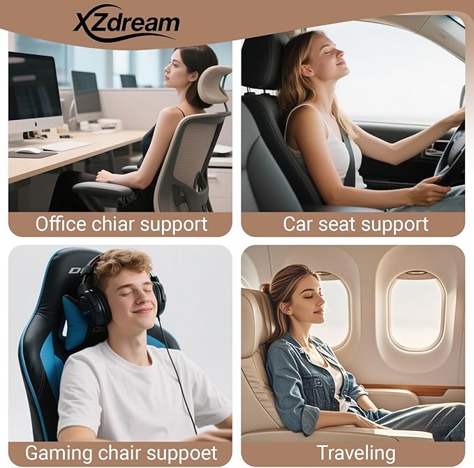 Lumbar Pillow,Ergonomic Lumbar Support Pillow for Upper & Lower Back Support Back Pain Pain Relief,Promotes Posture,Fully Support Entire Back Cushion,for Office Chair,Car,Gaming Desk Chair