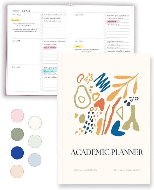 Lamare Academic Planner 2025-2026 – Undated Weekly College Student Planner 2025-2026 For Homeschool, High School, College & Nursing Students