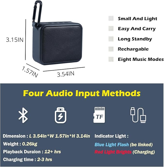 Fireplace Crackler Sound Box for Gas or Electric Fireplace,Realistic Rechargeable Fire Crackling Sound Machine,Small and Portable,Fire Crackler Sound System,Fire Noise for Sleep