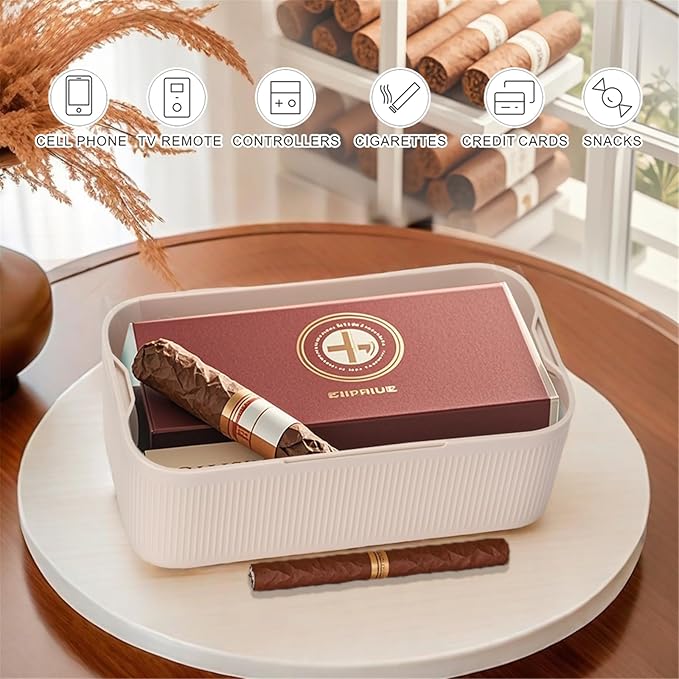 Small Lockbox for Medication Safe, 2L Fridge Lock Box Lockable Storage Box with Code, Small Safe Phone Lock Box Food Lock Boxes with Locking Lid for Home Fridge Freezer/Office Personal Items, Beige