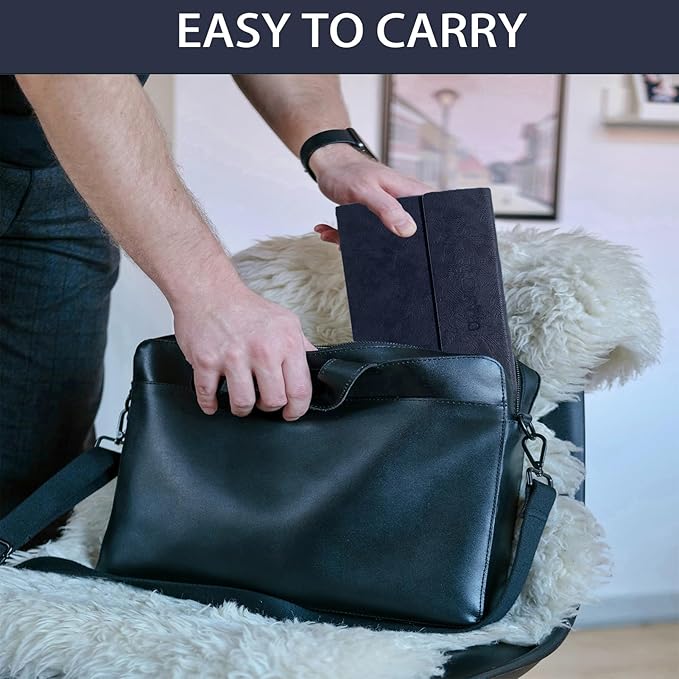 2026 Daily Planner - Appointment Book 2026, Hourly Daily & Monthly Planner with Tabs(Jan-Dec 2026), 8.26'' x 5.9'' Calendar Planner, Leather Cover + Thick Paper (26-Navy Blue)