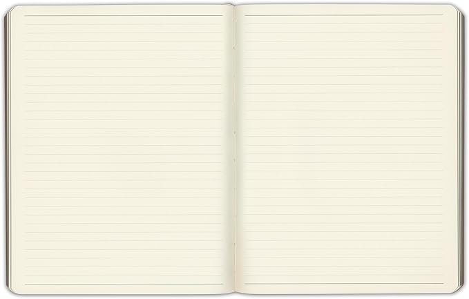 Gallery Leather Journal Notebook - 192 Pages, Softcover, For Men and Women, For Writing, Work & Travel, Handcrafted - Key West Mint - 9.75 x 7.5, Large Lined