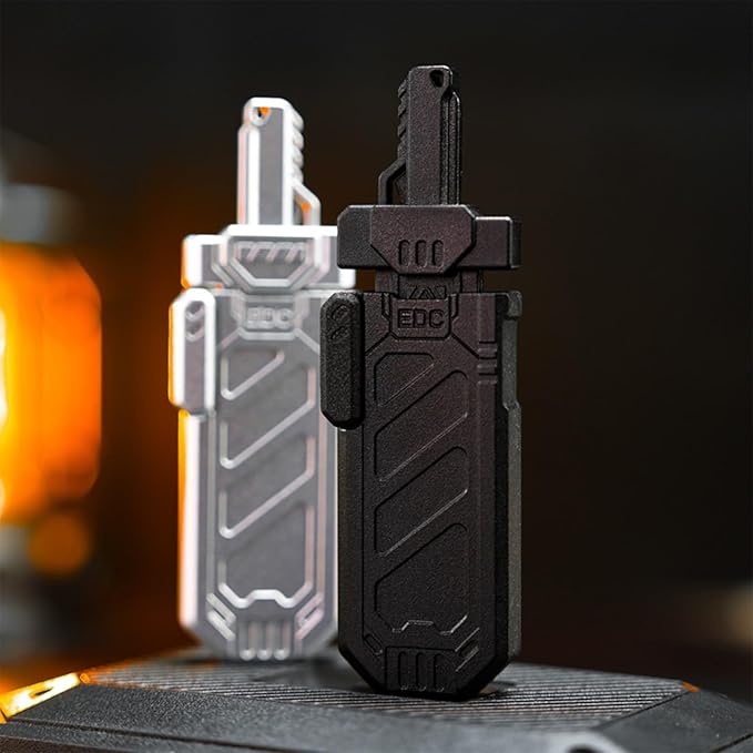 Sky-Breaker Sword Fidget Slider, Metal Fidget Sword EDC Fidget Toys for Adults, Portable Stress Relief Toy for Keep Focus & Anxiety Relief, ADHD Tools Gadgets for Men (Frosted Black)