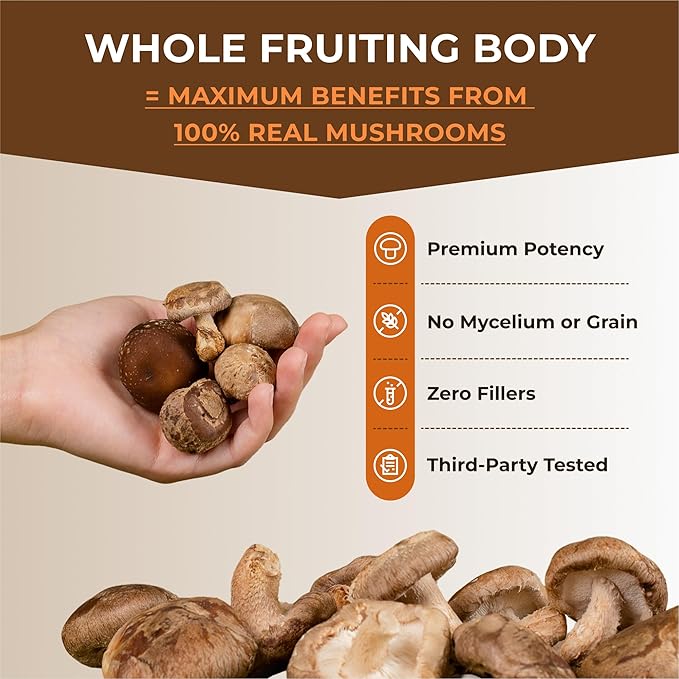 Sacred 7 Mushroom Coffee Booster | Organic Mushroom Supplement Powder – Lions Mane, Reishi, Chaga & More | Adaptogen + Nootropic | 100% Fruiting Bodies | Mix with Coffee,Tea, Smoothies - 226 Servings