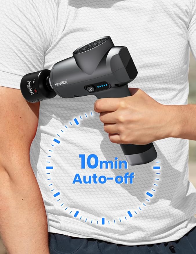 Massage Gun Head with Heat and Cold,Relief Muscle Pain Massage Gun Accessories,Deep Tissue Sports and Fitness Massager Heads,Rechargeable Massager Head,2025 Gifts for Man&Women