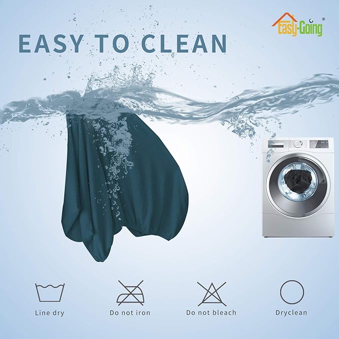 Easy-Going Stretch Chair Cushion Cover Sofa Cushion Furniture Protector Sofa Seat Sofa Slipcover Sofa Cover Soft Flexibility with Elastic Bottom(Chair Cushion, Deep Teal)