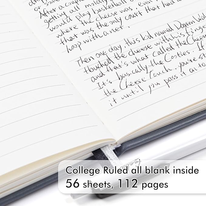 feela 3 Pack Pocket Notebook Journals with 3 Black Pens, A6 Mini Cute Small Journal Notebook Bulk Hardcover College Ruled Notepad with Pen Holder for Office School Supplies, 3.5”x 5.5”, Gray