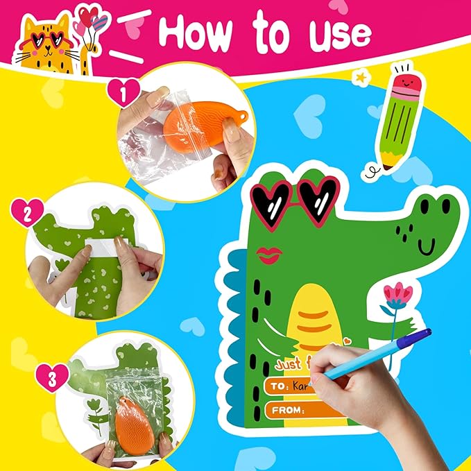 Sensory Fidget Toys Worry Stones, 36 Packs Fidget Stress Toys for Students Anxiety Relief for Girls Boys -with Cards