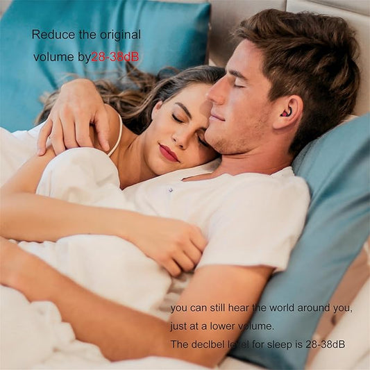 Ear Plugs Ultra-Effective Noise Reduction with 28-38dB NRR | Sleeping, Noise Cancelling | Soft Silicone Earplugs for Sleep, Sensitivity, Focus, Flight | Ultra-Comfy with 2 Sizes