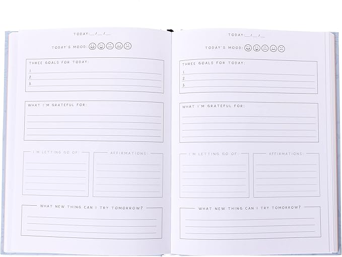 Graphique Self Care Journal | Manifest Design | Affirmations, Goals, Reflections | Guided Notebook with Prompts | Daily Mindfulness Planner | Gift for Women | 256 Pages | 6” x 8”