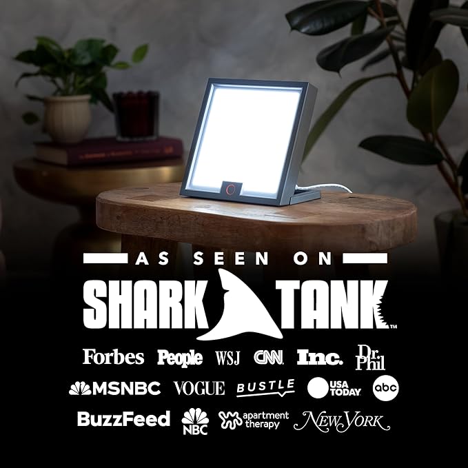 Circadian Optics Lumine Light Therapy Lamp | As Seen On Shark Tank | 10,000 Lux Full Spectrum UV-Free Light | Boost Mood, Improve Sleep, Increase Energy & Enhance Focus