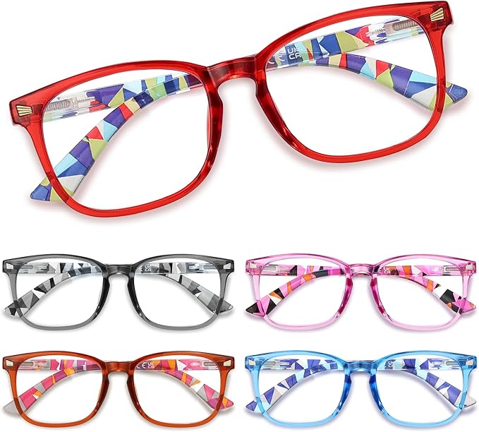 CCVOO Reading Glasses for Women/Men, Eyeglasses, Blue Light Readers for Women/Men, Computer Eye Glasses, Cheaters
