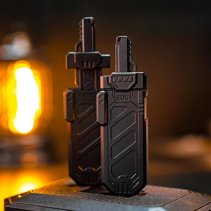 Sky-Breaker Sword Fidget Slider, Metal Fidget Sword EDC Fidget Toys for Adults, Portable Stress Relief Toy for Keep Focus & Anxiety Relief, ADHD Tools Gadgets for Men (Frosted Black)