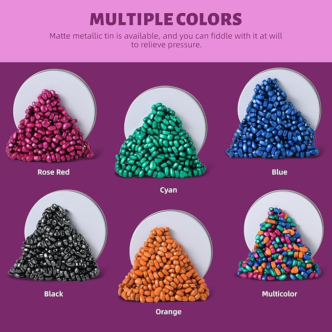 Fidget Toys Adults,Smooth Ferrite Rocks,Executive Desk Toy|Stress Relief Sensory Toy|Fidgets Toys|Adults Gifts, Holiday Stocking Stuffer