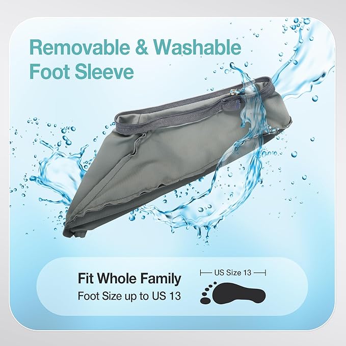 2-in-1 Shiatsu Foot and Back Massager with Heat, Foot Warmer Heating Pad for Circulation and Pain Relief, Plantar Fasciitis, Neuropathy, Adjustable Kneading Massagers, Gifts for Women,Men