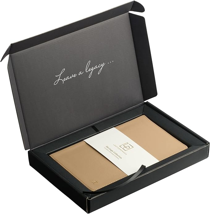 Classic Leather Notebook Writing Journal, Softcover, Narrow Ruled, Table of Contents and Numbered Pages