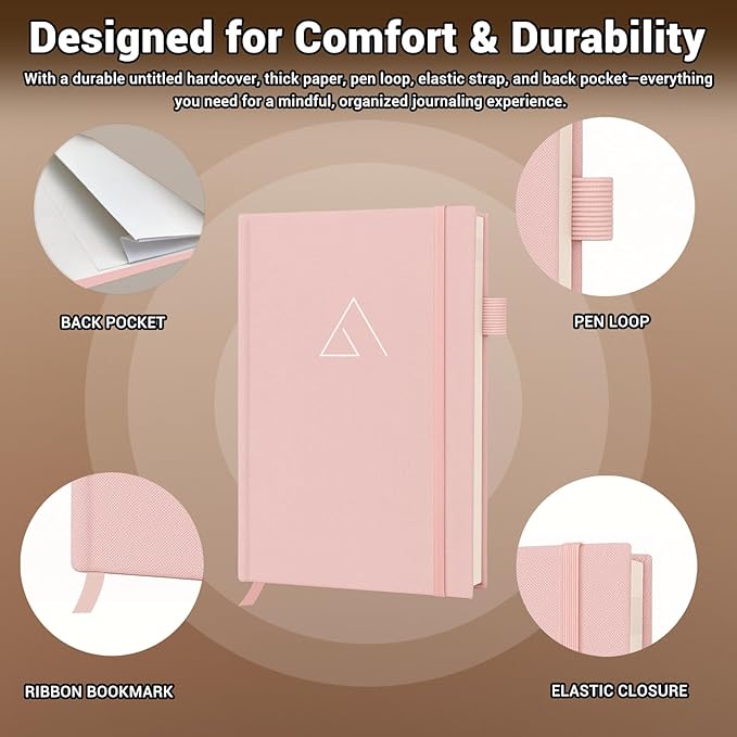 Guided Anxiety Journal for Women & Men – Cognitive Behavioral Therapy (CBT) Journal with Repetitive Mindfulness Prompts, Anti-Anxiety Techniques, Overthinking & Brain Dump Journals for Mental Health & Wellness