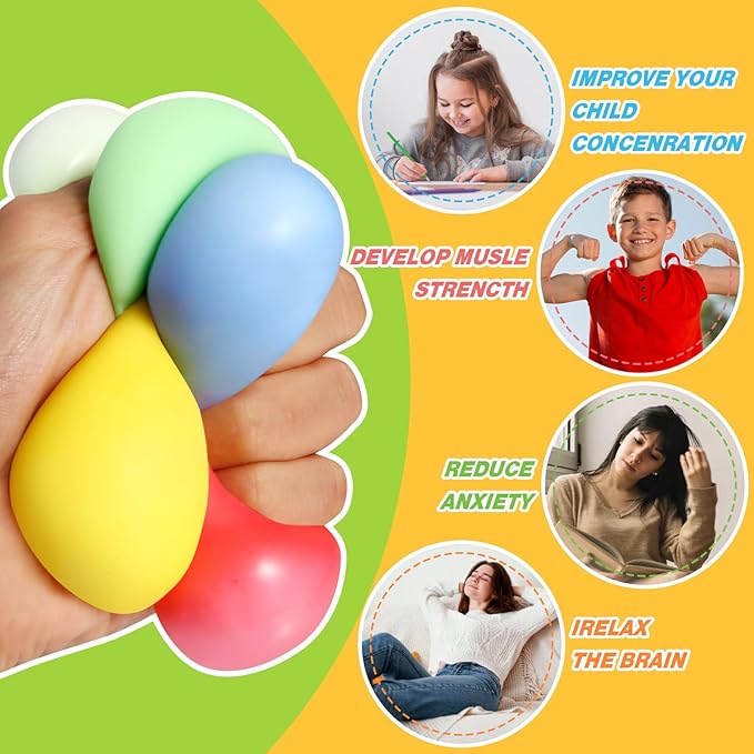 40 Pack Slow Rising Stress Cube Fidget Toys, Squishy Balls Sensory Fidget Toys for Kids Adults, Square Shape Fidgets for Classroom, Party Favors Pull Stretch Squishy Toy Classroom Prize Box Toys