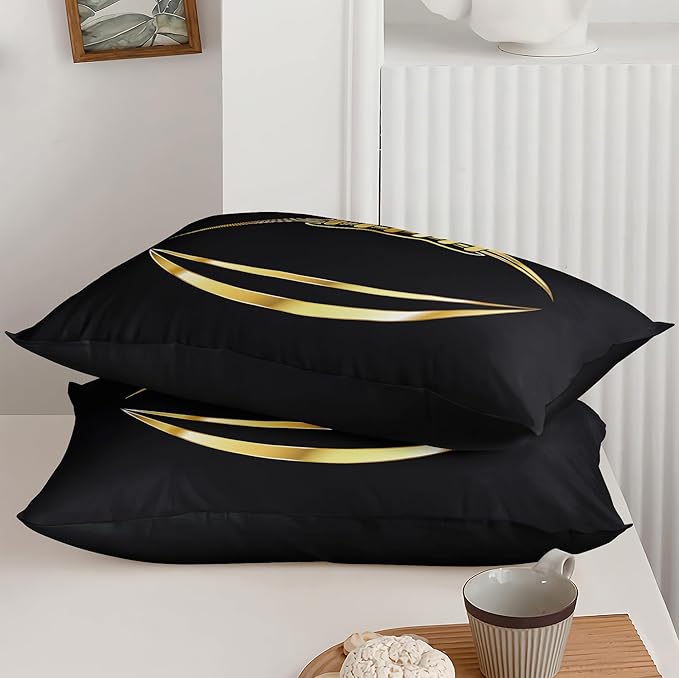 Queen Football Comforter Sets 6PCS, FootballBedding Set for Boys,Bed in a Bag with Flat Sheet and Fitted Sheet,Pillowcases,Cushions for Boys