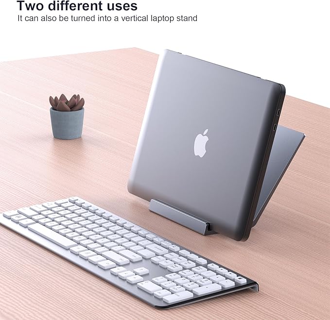 Laptop Stand, Aluminum Notebook Holder Riser Heat-Vent for MacBook Air/Pro, Dell, HP, Lenovo, Microsoft Surface, Samsung 11-16 inches Notebook