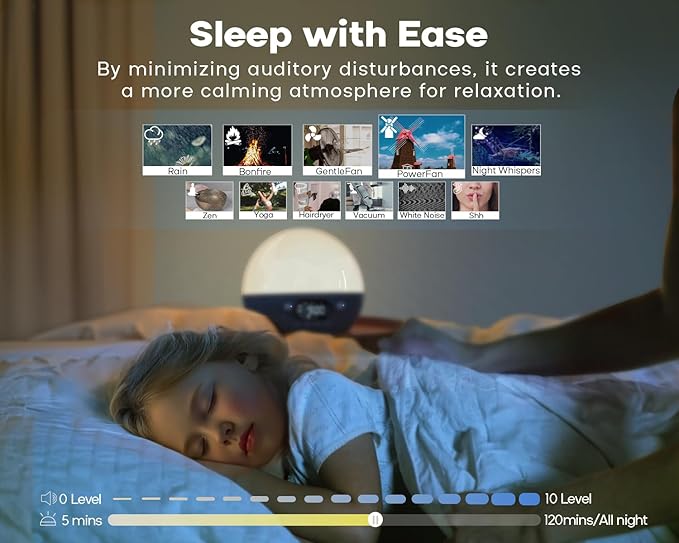 MOMILLA Sunrise Alarm Clock with Bluetooth Speaker, White Noise Sound Machine for Sleep, Clocks for Heavy Sleepers Bedrooms for Kids Adults, Wake up Light Night Lights Sunset Lamp