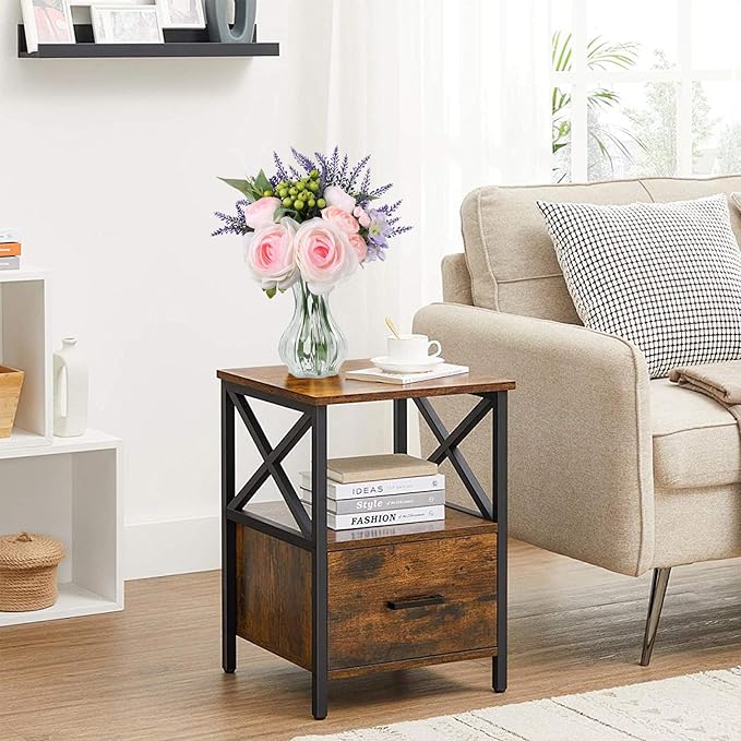 Faux Flowers in Vase for Table Decor, Fake Roses Lavender Plant Artificial Flowers in Vase, Silk Flower Bouquet Floral Arrangements for Home Decor Indoor Office Kitchen Coffee Table Centerpiece, Pink