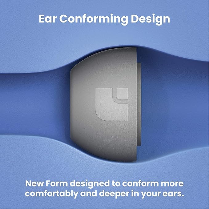 Foam Masters Ultra-Premium Memory Foam Ear Tips for AirPods Pro 1st & 2nd Gen | 3 Pairs | New Ver. | Secure Fit | Super Comfort | Better Noise Cancel | Replacement Buds (Assorted S/M/L, Gray)