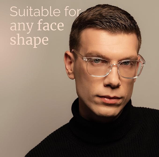 livho High Tech Blue Light Glasses - Advanced up to 99% Blue Light Blocking Computer Glasses - Screen Fatigue & UV Protection