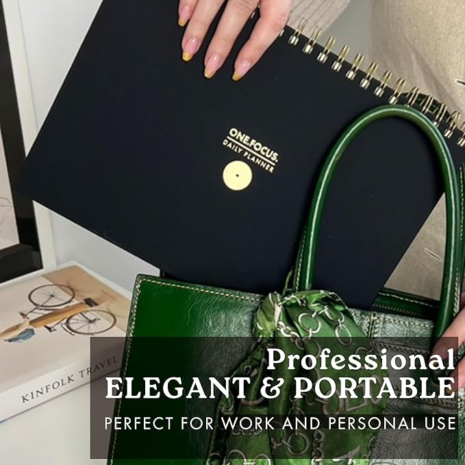 One Focus Notepad Planner: Undated Daily Planner for Desk, Goal Setting, Time Management, and Mindfulness – ADHD & Neurodivergent Support for Focus, Anxiety Relief & Productivity