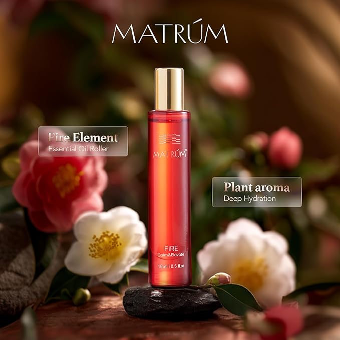 Igniting Passion Essential Oil Blend Roller | Fire Element | Graperuit, Ginger, Cinnamomum Zeylanicumc Leaf, Sweet Marjoram, Black Pepper etc, 0.5 Fl Oz