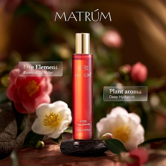 Igniting Passion Essential Oil Blend Roller | Fire Element | Graperuit, Ginger, Cinnamomum Zeylanicumc Leaf, Sweet Marjoram, Black Pepper etc, 0.5 Fl Oz