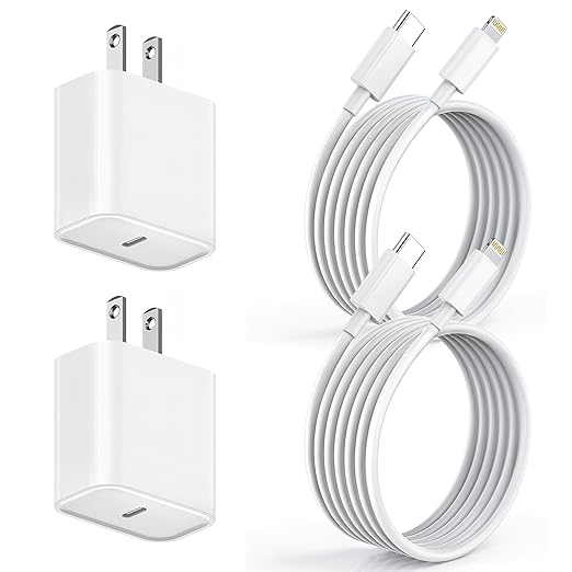 iPhone Charger Fast Charging,[Apple MFi Certified]2Pack USB C to Lightning Charging Cord Cable 20W Type C Charger Adapter for Apple iPhone 14/14 Pro Max/13 Pro/13/12 Mini/12 Pro Max/11 Pro Max/XS/iPad