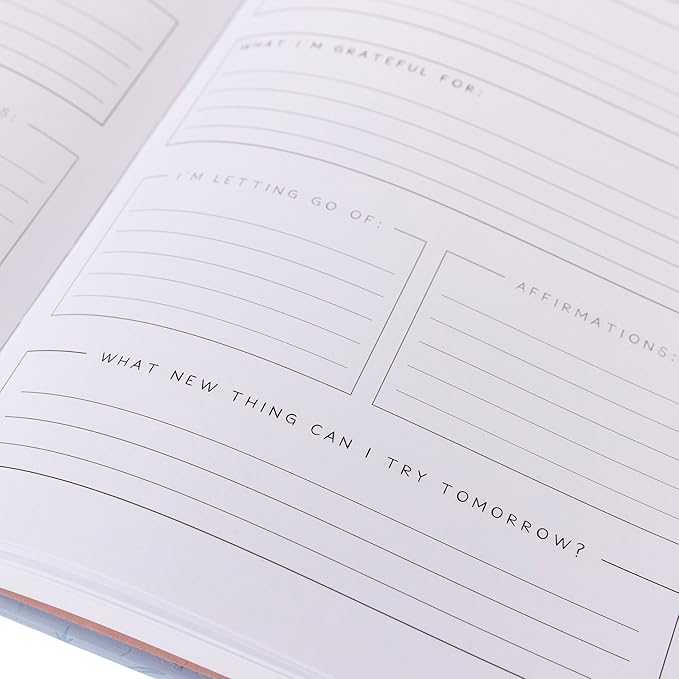 Graphique Self Care Journal | Manifest Design | Affirmations, Goals, Reflections | Guided Notebook with Prompts | Daily Mindfulness Planner | Gift for Women | 256 Pages | 6” x 8”