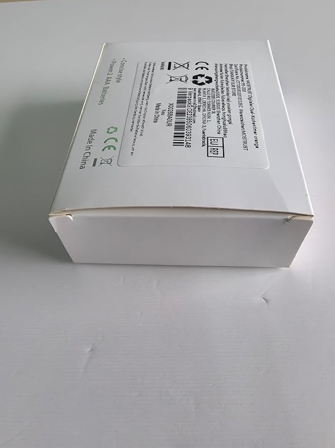 Digital Dual Kitchen Timer, 3 Channels Countdown Triple Timer for Cooking, Magnetic Memory-Preset Large Display Adjustable Alarm Volume, Multi Times Management, 3A Battery Included, Orange