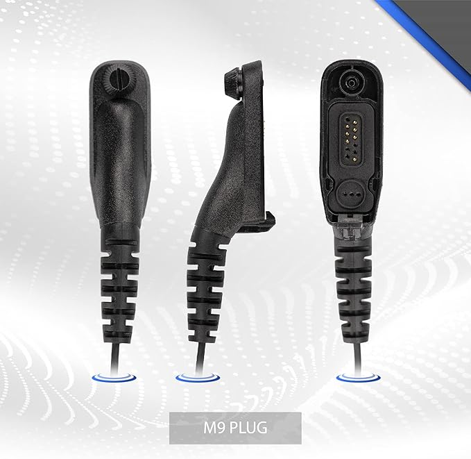 Arrowmax AHDH0032-BK-M9 Noise Cancelling Headset Compatible with Motorola APX6000 APX7000 APX8000 XPR6350 XPR6550 XPR7550 XPR7350e XPR7550e XPR7580e APX 6000 7000 8000 XPR 6550 7550 7550e Radio