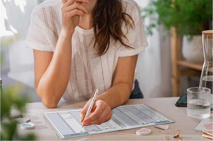 Appointment Book, Schedule Planner by StriveZen, 2025 2026, Daily, Hourly, 15 Minutes Increments, Weekly Scheduling, 7" x 8-3/4", Pockets, 128 Pages, HARDCOVER, UNDATED